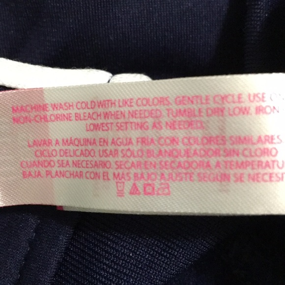 New Navy & White Track Athletic Leisure Jacket L - Picture 6 of 9